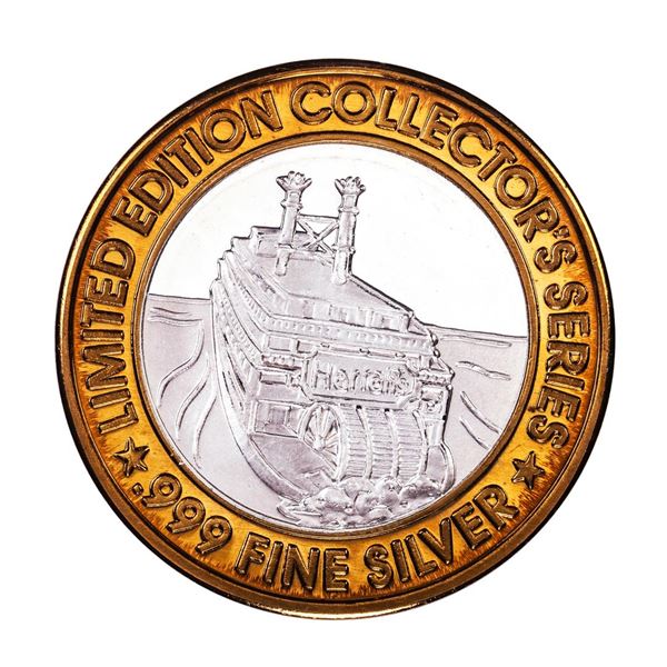 .999 Silver Harrah's Tunica, Mississippi $10 Casino Limited Edition Gaming Token