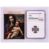 Image 1 : 1551 KB Hungary Denar 'Madonna and Child' Coin NGC XF40 w/ Story Box