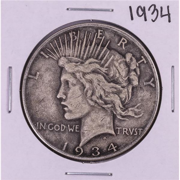 1934 $1 Peace Silver Dollar Coin