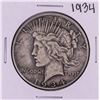 Image 1 : 1934 $1 Peace Silver Dollar Coin