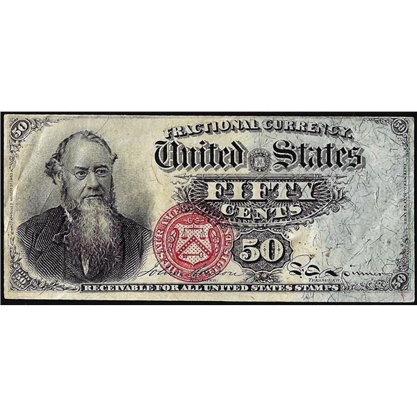 March 3, 1863 Fourth Issue Fifty Cents Fractional Currency Note