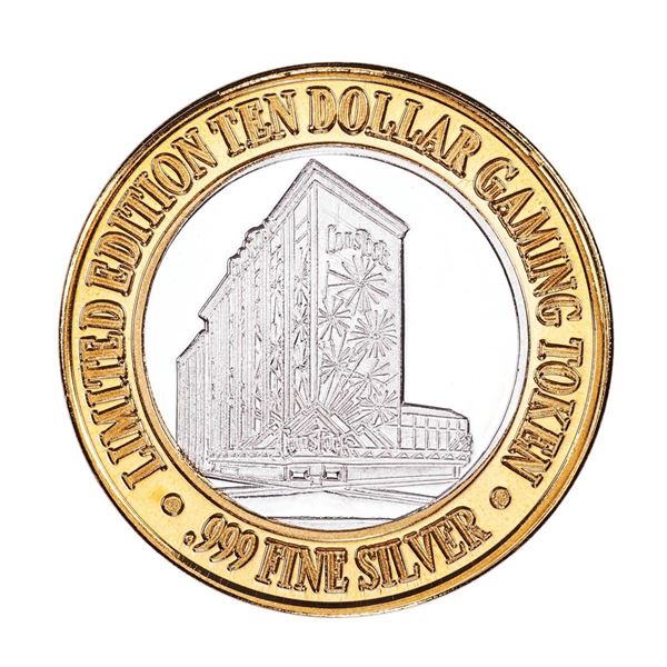 .999 Fine Silver Comstock Hotel & Casino Reno, NV $10 Limited Edition Gaming Token