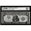 Image 1 : 1899 $5 Indian Chief Silver Certificate Note Fr.278 PMG Very Fine 25