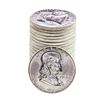 Image 1 : Roll of (20) Brilliant Uncirculated 1956 Franklin Half Dollar Coins
