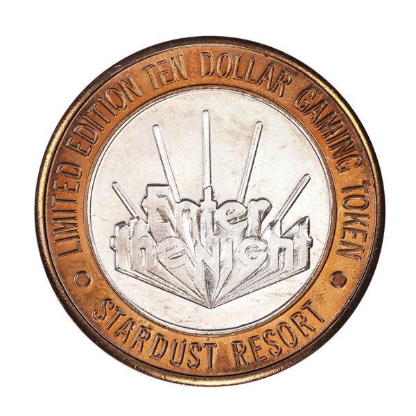 .999 Fine Silver Stardust Casino Las Vegas, NV $10 Limited Edition Gaming Token