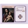 Image 1 : 1557 KB Hungary Denar 'Madonna and Child' Coin NGC AU55 w/ Story Box