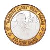 Image 2 : .999 Fine Silver Hanging Judge Isaac Parker $10 Limited Edition Gaming Token