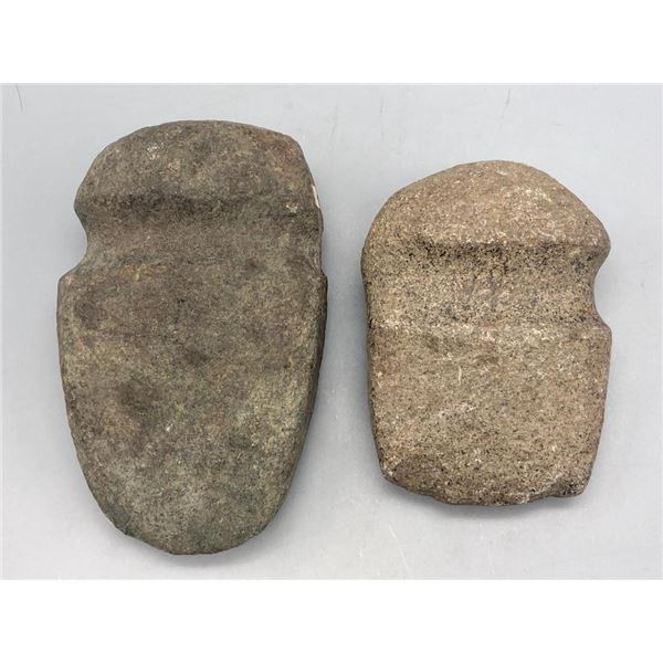 Two Prehistoric Stone Axe Heads