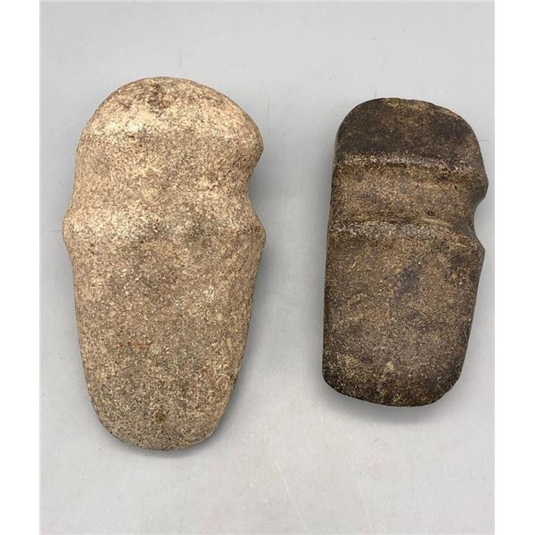 Two Prehistoric Stone Axe Heads