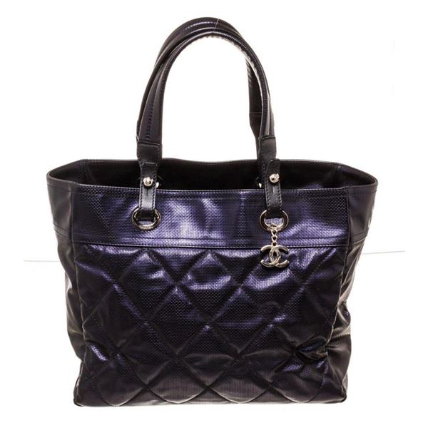 Chanel Purple Biarittz Tote Bag