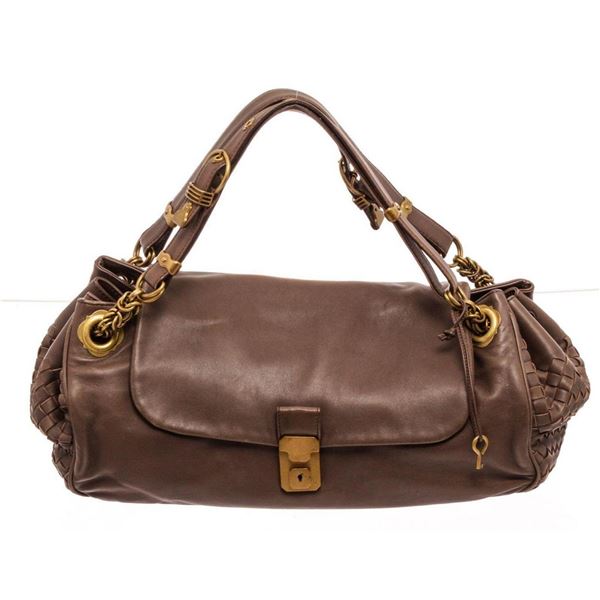 Bottega Veneta Brown Leather Handbag