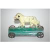 Image 2 : EARLY TIN SAINT BERNARD PULL TOY - 4 1/2" PAI