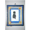 Image 1 : 5 3/4" 19TH CENT. FRAMED SILHOUETTE OF A GENT