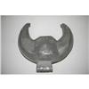 Image 1 : PEWTER CRESCENT ICE CREAM MOLD - FIGURAL 2 PC
