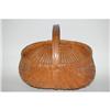Image 2 : 19TH CENT. BUTTOCKS BASKET - 19TH CENT. WOVEN