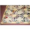 Image 2 : HAND SEWN DRESDEN PLATE QUILT - EARLY 20TH CE