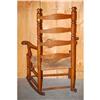 Image 2 : NEW ENGLAND LADDERBACK ARM ROCKER - 18TH CENT