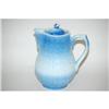 Image 2 : BLUE & WHITE STONEWARE COFFEE POT - 19TH CENT