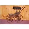 PAINTED VICTORIAN DOLLS CARRIAGE - LATE 19TH