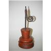 Image 1 : PRIMITIVE IRON RUSH LAMP - WROUGHT IRON RUSH