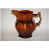 Image 1 : 9 1/2" ROCKINGHAM TYPE PANELED PITCHER - 19TH