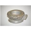 Image 2 : PEWTER BASKET ICE CREAM MOLD - FIGURAL 3 PC.