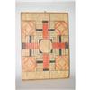 PAINTED DOUBLE SIDED GAMEBOARD - EARLY 20TH C