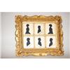 Image 1 : (6) CUT PAPER SILHOUETTES - (6) 19TH CENT. SI