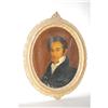 Image 1 : 19TH CENT. OIL PAINTING PORTRAIT - OVAL PORTR