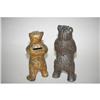 Image 2 : (2) STANDING BEAR STILL BANKS: (1) 6" ALUMINU