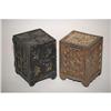 Image 2 : (2) CAST IRON SAFE STILL BANKS: (1) 4 1/2" SE