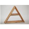 Image 2 : TRIANGLE FOLK ART WALL SHELF - 19TH CENT. FOL