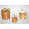 Image 2 : (3) EASTERN WOODLANDS INDIAN BASKETS - (3) DI