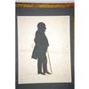 Image 2 : 19TH CENT. FULL BODIED STANDING SILHOUETTE -