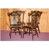 Image 1 : (4) PAINTED PA CHAIRS - SET (4) PAINT DECORAT