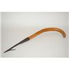Image 2 : SIGNED WROUGHT IRON HAY HOOK - PRIMITIVE 19TH