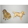 Image 2 : (2) CAST IRON DOG STILL BANKS: (1) 3 1/8" PAI