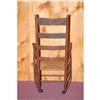 Image 2 : EARLY NEW ENGLAND LADDERBACK ROCKER - 19TH CE