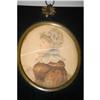 Image 2 : 19TH CENT. WATERCOLOR PORTRAIT MINIATURE OF W