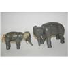 Image 1 : (2) SCHOENHUT JOINTED ELEPHANTS - (2) DIFFERE