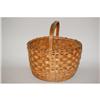 Image 2 : PRIMITIVE WOVEN SPLINT BASKET - 19TH CENT. WO