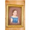 Image 1 : 19TH CENT. CHILDS PORTRAIT PAINTING - OIL ON