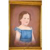Image 2 : 19TH CENT. CHILDS PORTRAIT PAINTING - OIL ON