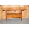 Image 1 : PRIMITIVE PINE HUTCH TABLE - COUNTRY PINE HUT