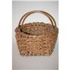 Image 2 : PRIMITIVE WOODEN SPLINT BASKET - 19TH CENT. W