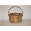 Image 1 : 19TH CENT. NEW ENGLAND WOVEN SPLINT BASKET -