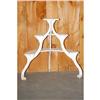 Image 2 : 3-TIER DEMILUNE PLANT STAND - PINE STAND W/ G