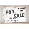 Image 2 : DOUBLE SIDED HOMEMADE TRADE SIGN - EARLY 20TH