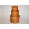 Image 2 : (3) GRADUATED OVAL BIRCH BARK BOXES - (3) EAR
