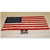 Image 1 : 50-STAR COTTON AMERICAN FLAG - 1959 50-STAR F